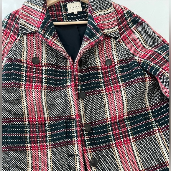 Sezane Izaac Plaid Coat - Picture 5 of 6